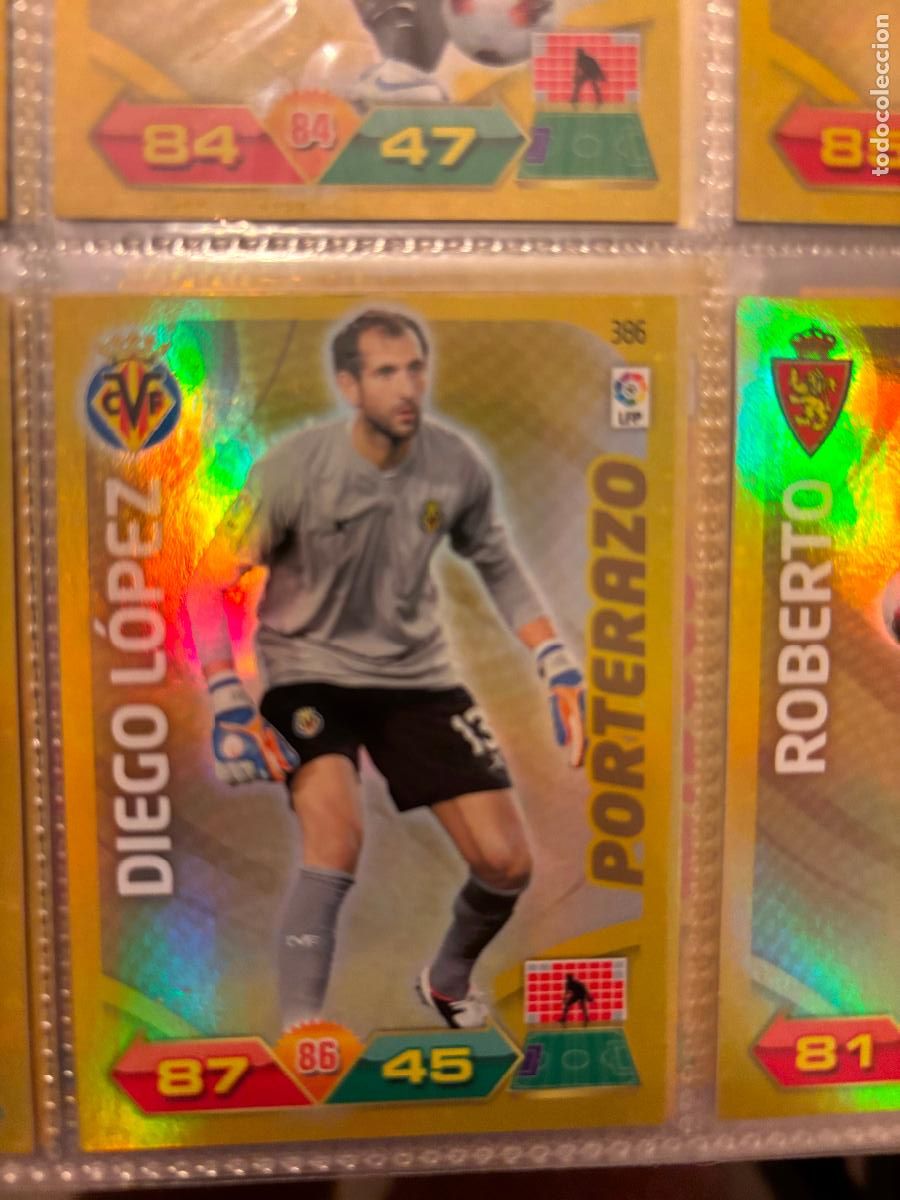 Football Stickers: 386 DIEGO LOPEZ VILLARREAL ADRENALYN XL 2011 2012 11 12 CROMO CARD PANINI SIN PEGAR PORTERAZO - ADRE