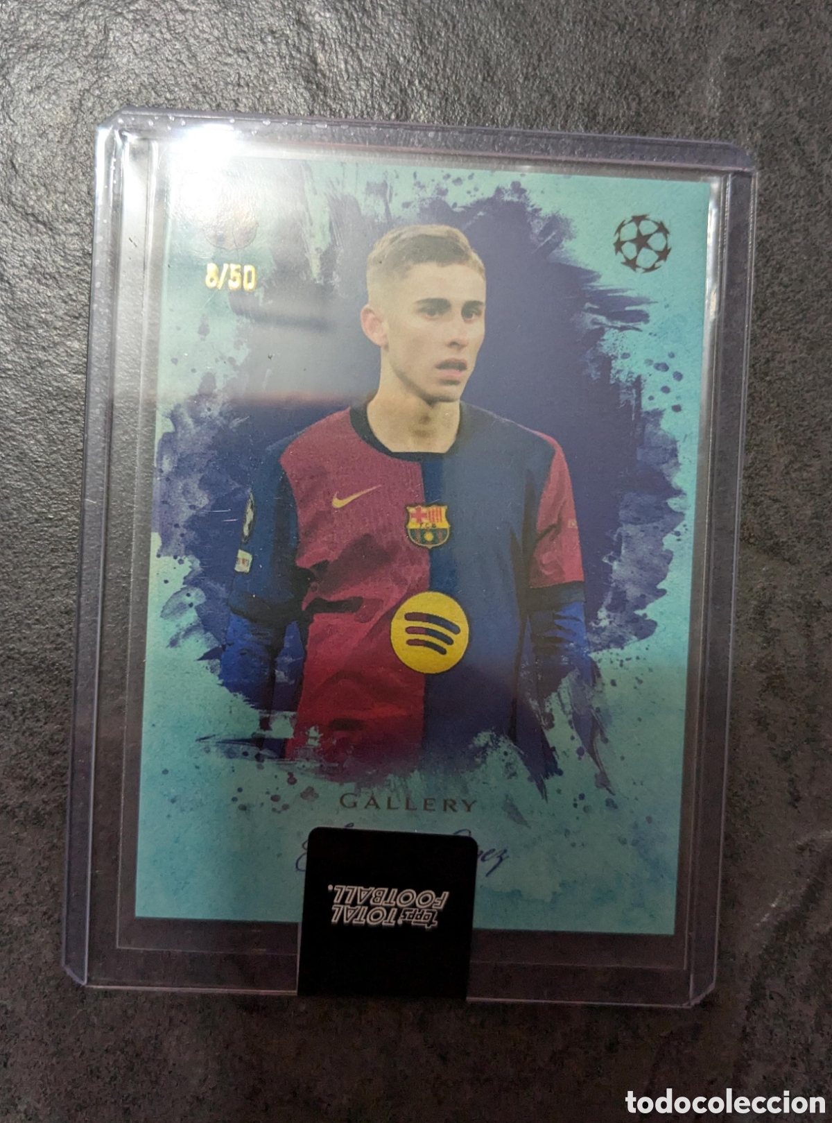Cromos de f&uacute;tbol: Cromo Ferm&iacute;n L&oacute;pez Topps /50 - Foto 1