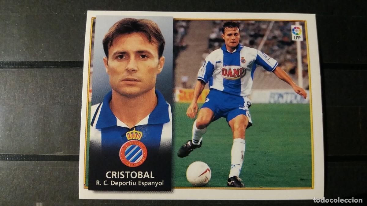 Cromos de Futebol: Cromo Colecciones Este. Liga Futbol 98-99. Crist&oacute;bal. Real Club Deportivo Espa&ntilde;ol. Nunca Pegado