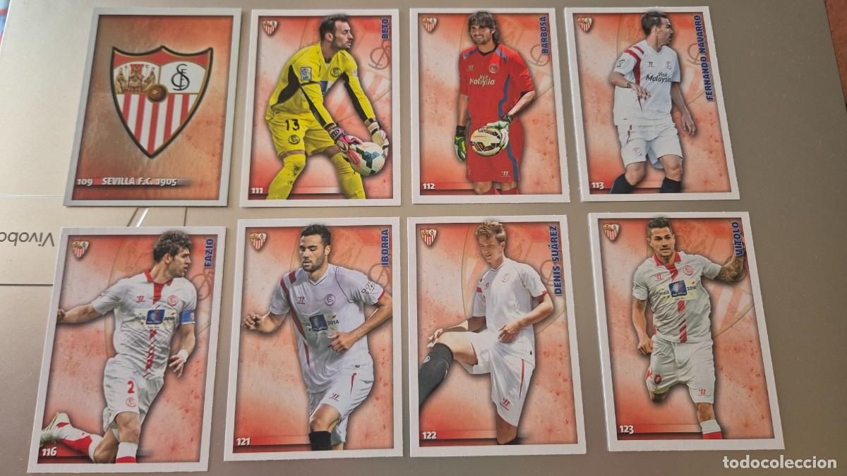 Fu&szlig;ball-Sticker: LOTE MUNDICROMO 2014 2015. EQUIPO SEVILLA. SON 16 CROMOS SIN REPETIR