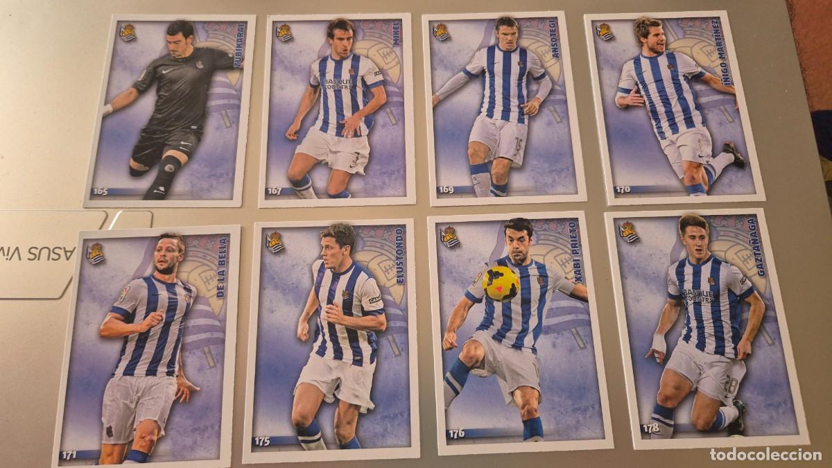 Fu&szlig;ball-Sticker: LOTE MUNDICROMO 2014 2015. EQUIPO REAL SOCIEDAD. SON 17 CROMOS SIN REPETIR