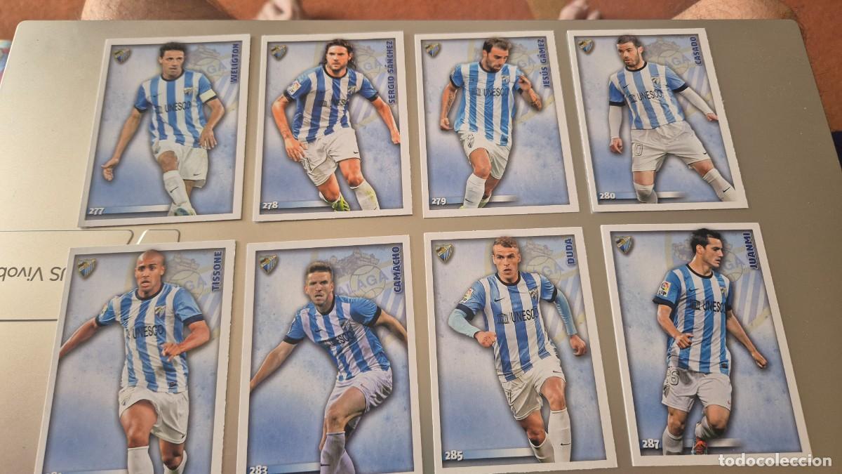Cromos de Futebol: LOTE MUNDICROMO 2014 2015. EQUIPO MALAGA. SON 13 CROMOS SIN REPETIR