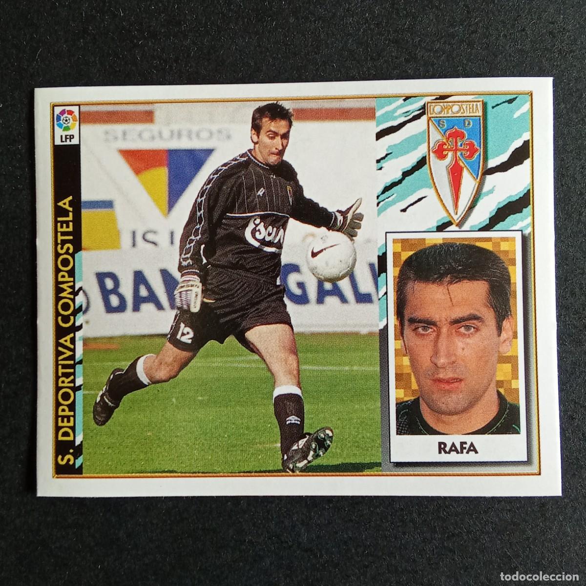 Fu&szlig;ball-Sticker: CROMO LIGA 1997 1998 97 98 EDICIONES ESTE RAFA COMPOSTELA NUNCA PEGADO