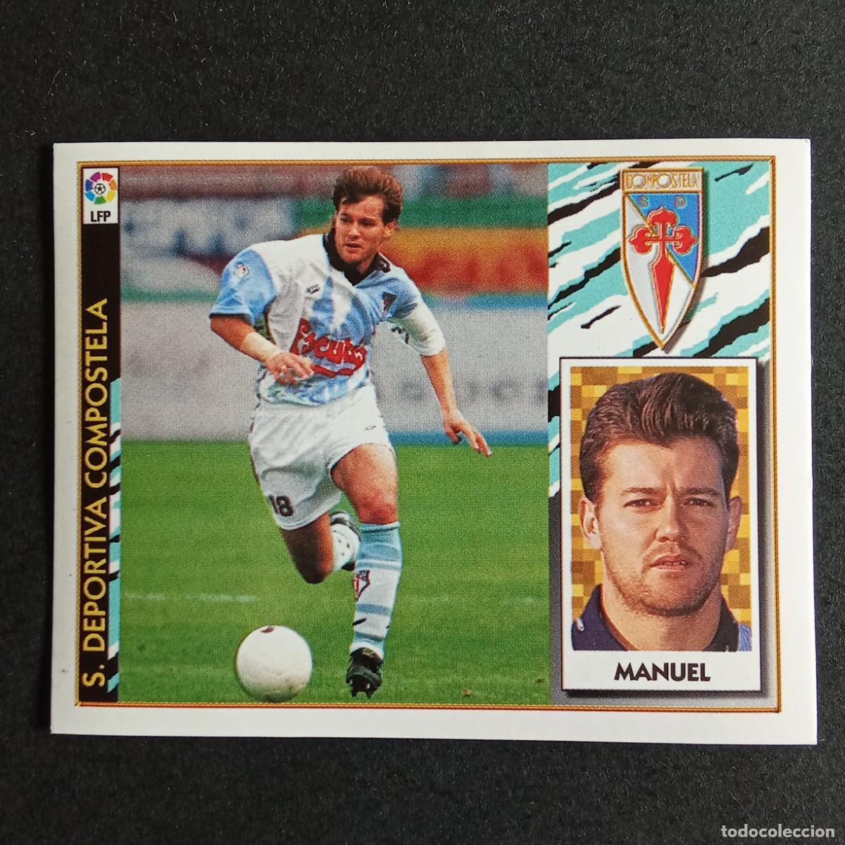 Cromos de F&uacute;tbol: CROMO LIGA 1997 1998 97 98 EDICIONES ESTE MANUEL COMPOSTELA NUNCA PEGADO