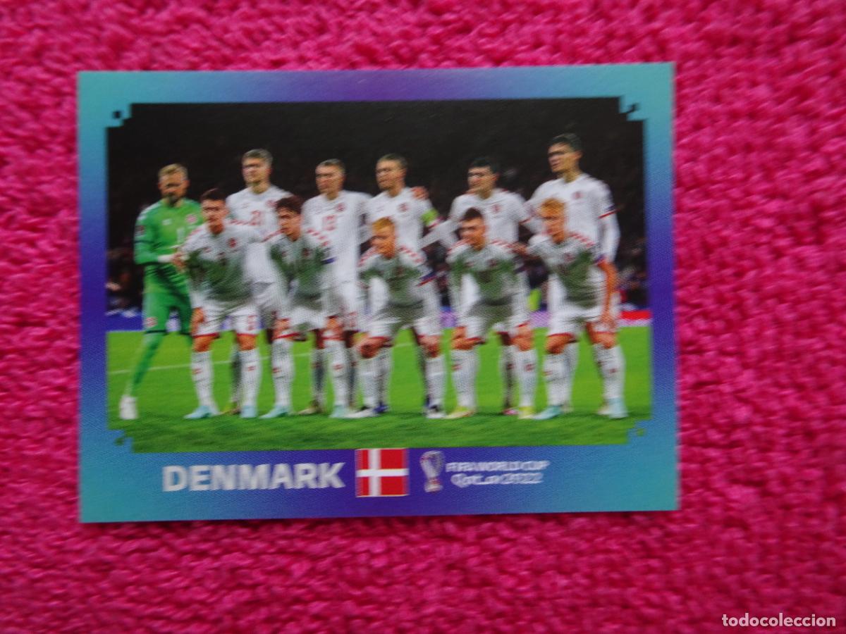 Fu&szlig;ball-Sticker: denmark den 1 alineaci&oacute;n qatar 2022 fifa world cup catar 2022 panini
