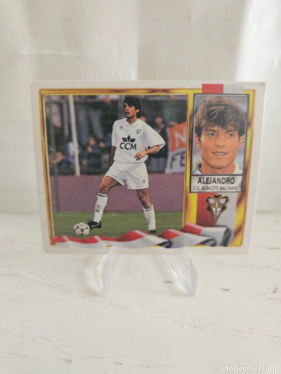 Figurine di Calcio: ALEJANDRO ALBACETE COLOCA LIGA ESTE 1995/96 95 96 NUNCA PEGADO SIN PEGAR
