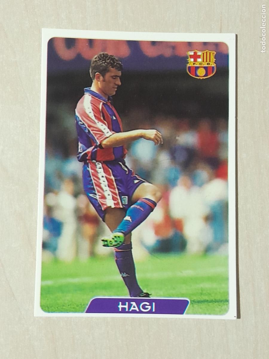 Cromos de F&uacute;tbol: N&ordm; 70 HAGI - MUNDICROMO 95 96 FICHAS DE LA LIGA - BARCELONA
