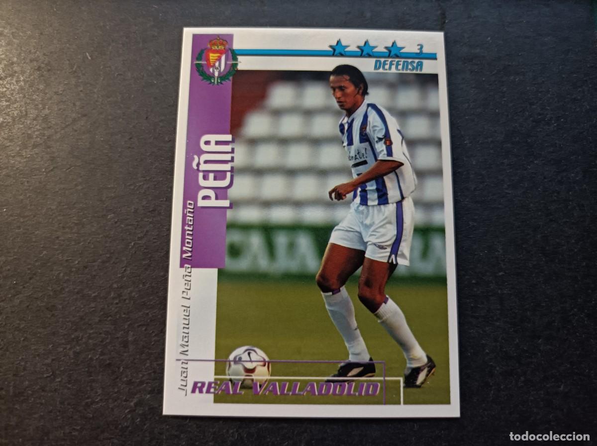 Cromos de Futebol: Pe&ntilde;a. Real Valladolid. Liga 2002-2003. Futbol Match Total. Magic Box Int.