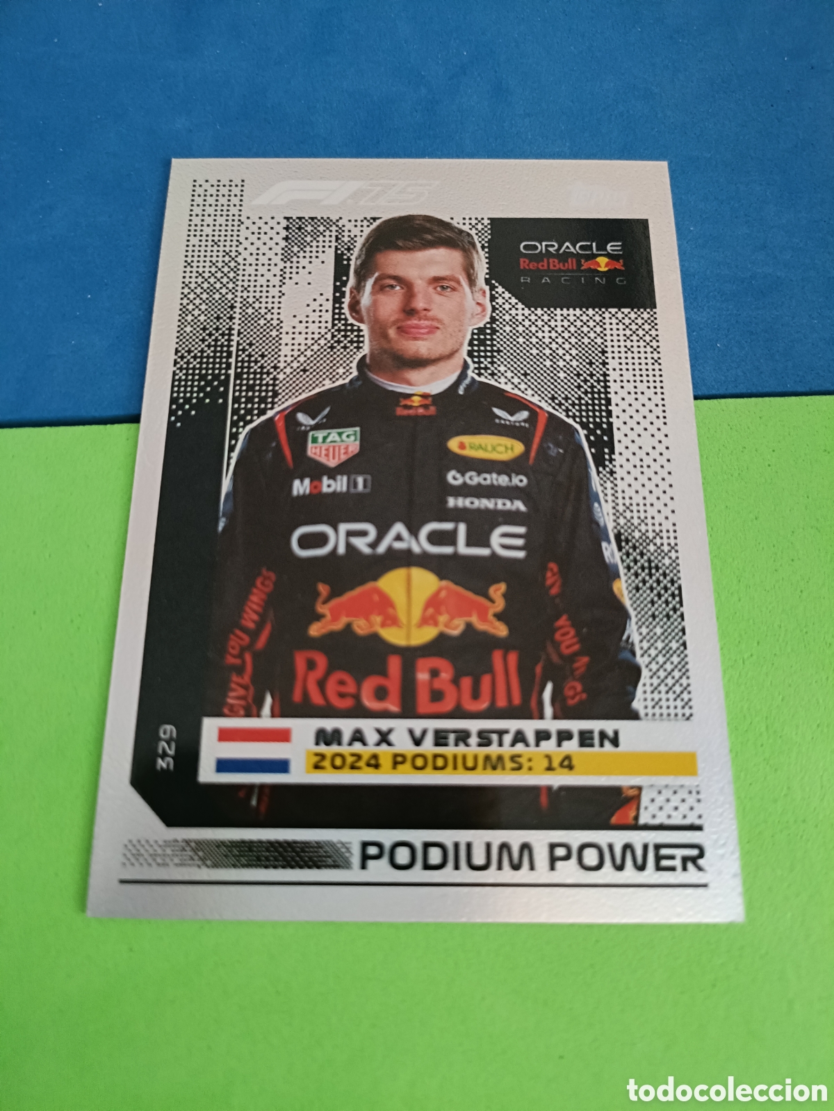 Cromos de F&uacute;tbol: Topps TURBO ATTAX 2025 F&Oacute;RMULA 1 - 329 Podium Power Verstappen