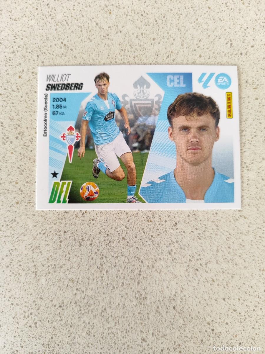 Cromos de F&uacute;tbol: CROMO SWEDBERG CELTA DE VIGO N&Uacute;MERO 18. LIGA ESTE 25/26.