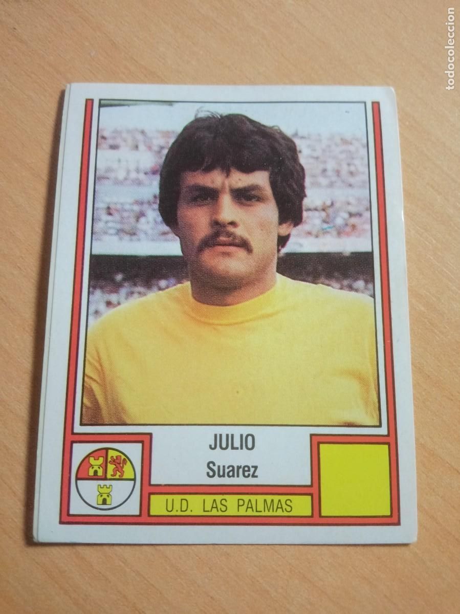 Cromos de F&uacute;tbol: 140 JULIO DE LA U.D.LAS PALMAS FUTBOL 83 PANRICO PANINI SIN PEGAR