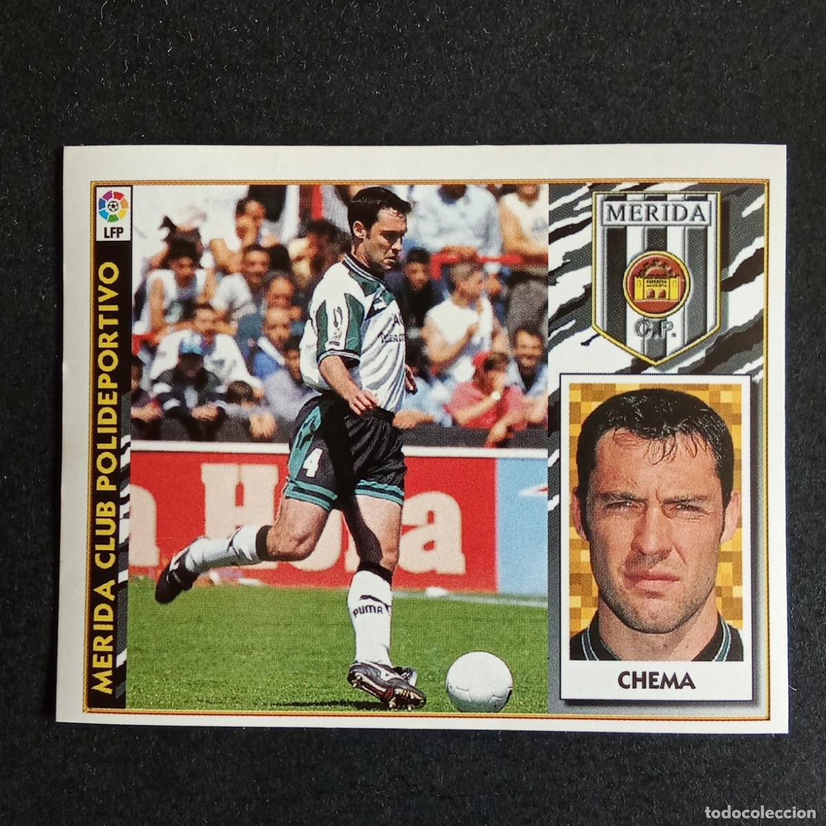 Cromos de F&uacute;tbol: CROMO LIGA 1997 1998 97 98 EDICIONES ESTE CHEMA MERIDA NUNCA PEGADO