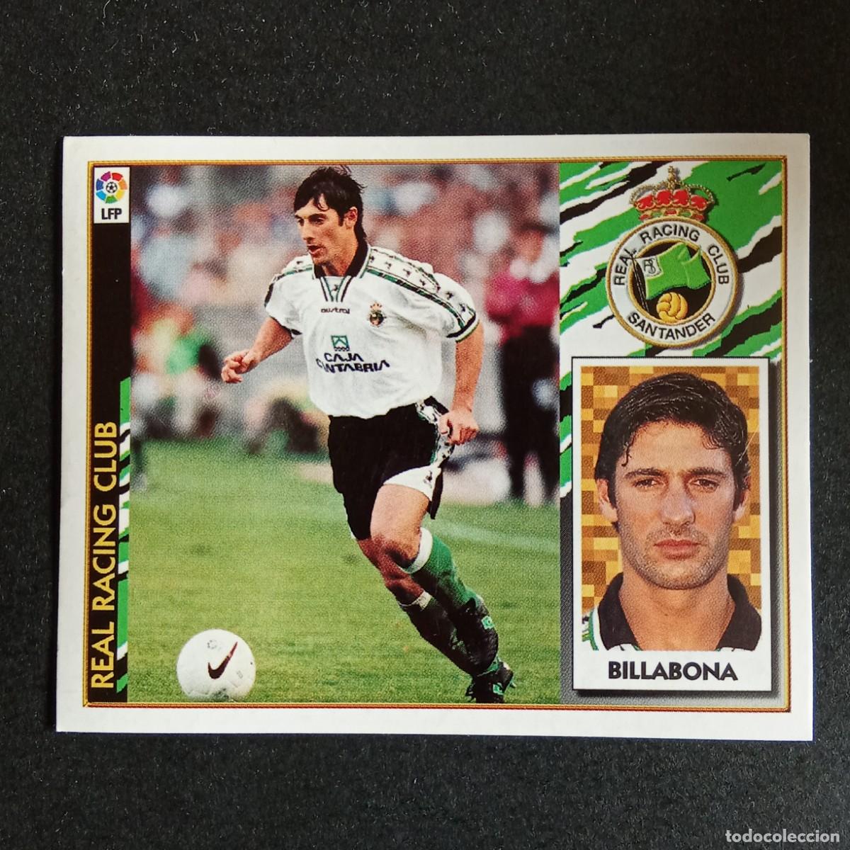Fu&szlig;ball-Sticker: CROMO LIGA 1997 1998 97 98 EDICIONES ESTE BILLABONA RACING SANTANDER NUNCA PEGADO