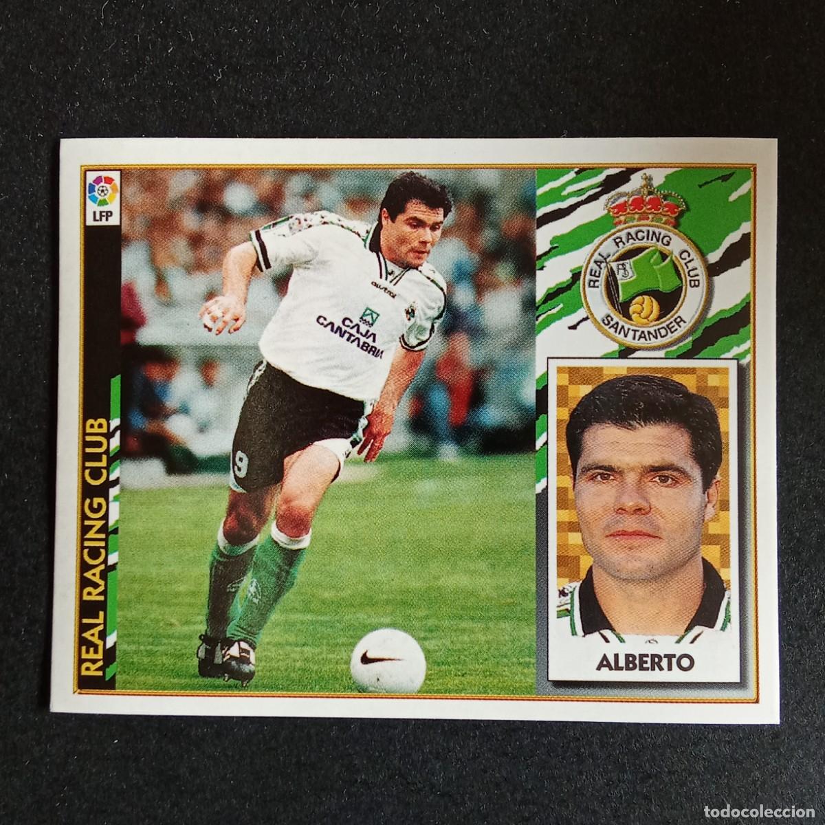 Cromos de F&uacute;tbol: CROMO LIGA 1997 1998 97 98 EDICIONES ESTE ALBERTO RACING SANTANDER NUNCA PEGADO