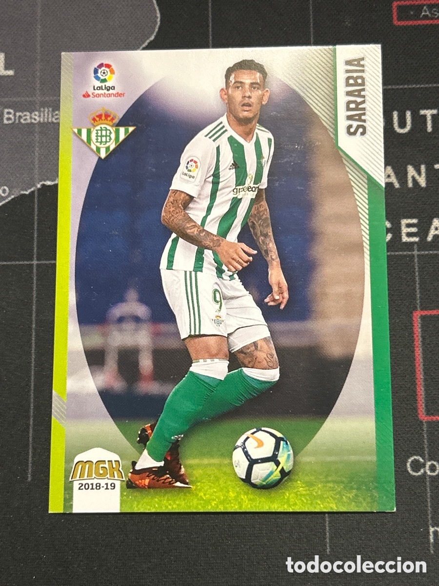 Football Stickers: 129 SANABRIA (BETIS) PANINI MEGACRACKS 2018 2019 18 19 ERROR