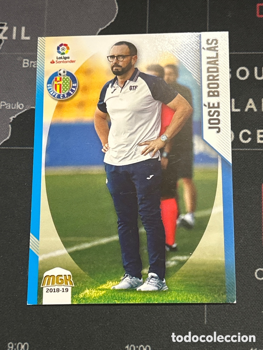 Cromos de Futebol: 238 JOSE BORDALAS (GETAFE) PANINI MEGACRACKS 2018 2019 18 19 CORREGIDO