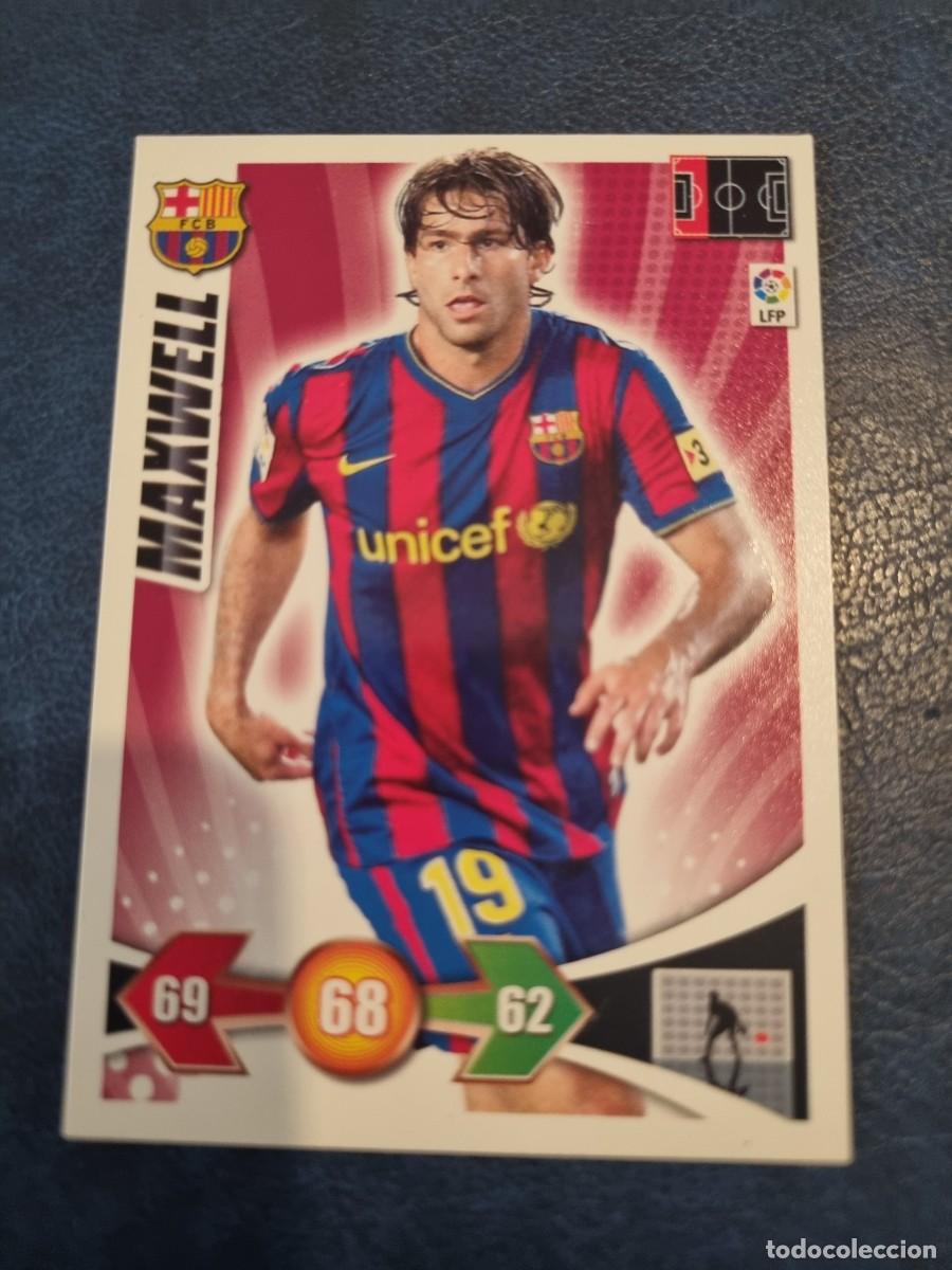Fu&szlig;ball-Sticker: CARTAS FUTBOL NUEVAS PANINI ADRENALYN 2009/10 / F.C. BARCELONA / Maxwell