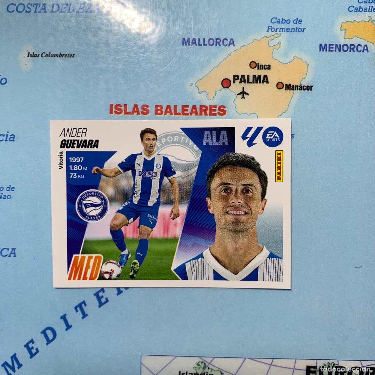 Cromos de f&uacute;tbol: Guevara n&uacute;mero 11 del Alav&eacute;s cromo liga este 25-26 2025-2026