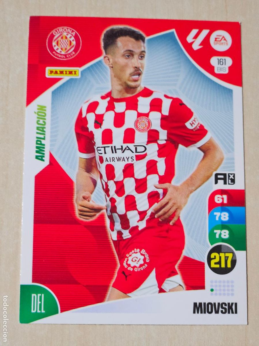 Fu&szlig;ball-Sticker: FICHA N&ordm; BIS 161 MIOVSKI - ADRENALYN 24 25 - PANINI 2024 - 25 - CROMO - AMPLIACION