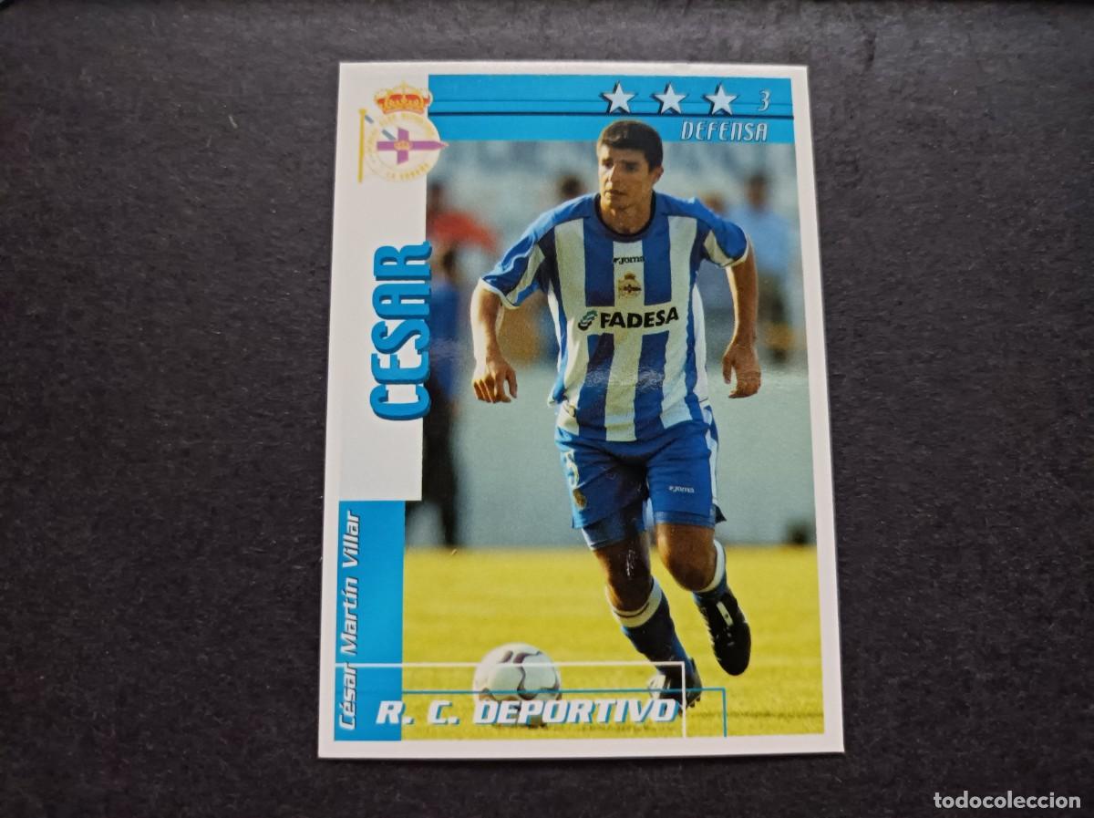 Fu&szlig;ball-Sticker: Cesar. R. C. Deportivo. Liga 2002-2003. Futbol Match Total. Magic Box Int.