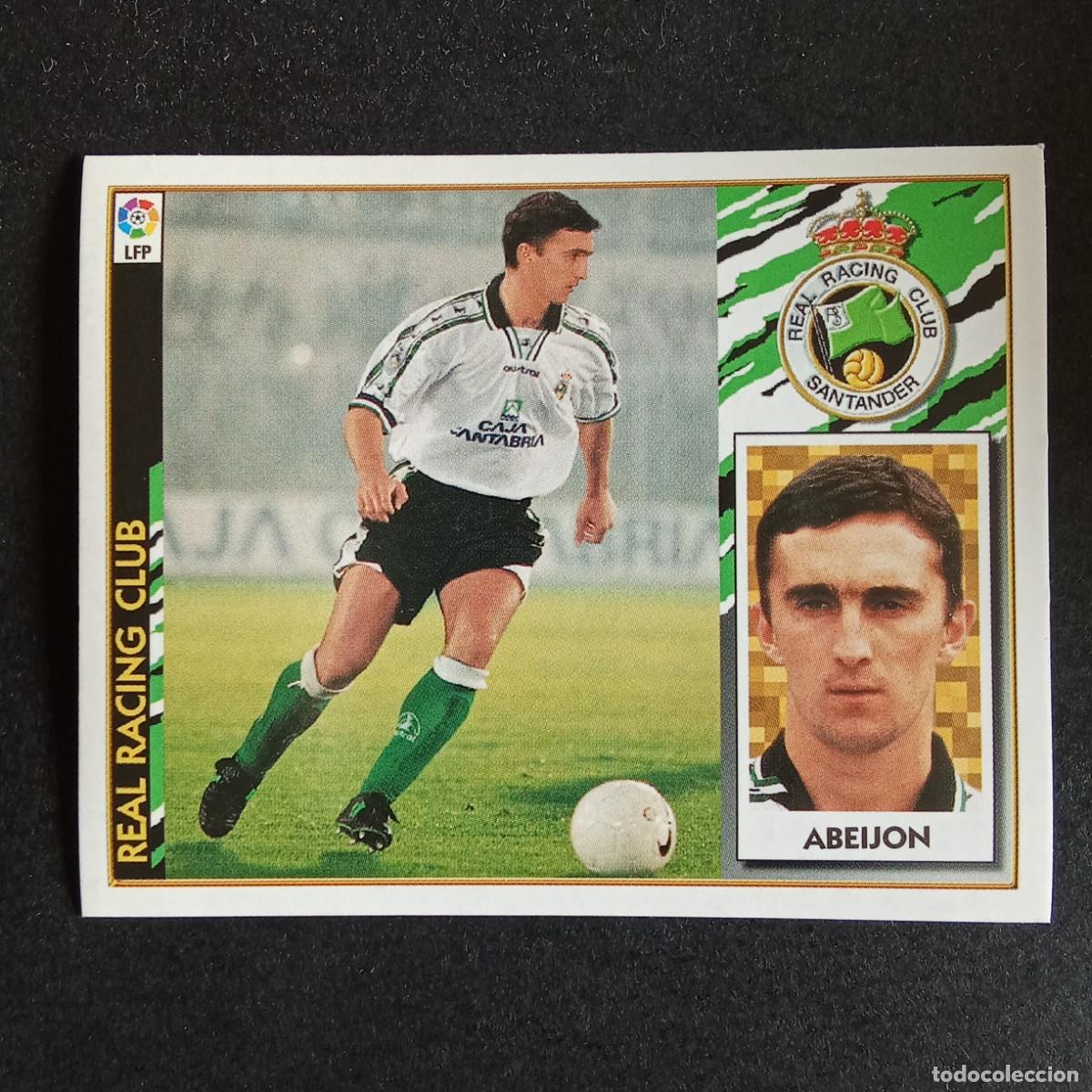 Cromos de F&uacute;tbol: CROMO LIGA 1997 1998 97 98 EDICIONES ESTE COLOCA ABEIJON RACING SANTANDER NUNCA PEGADO