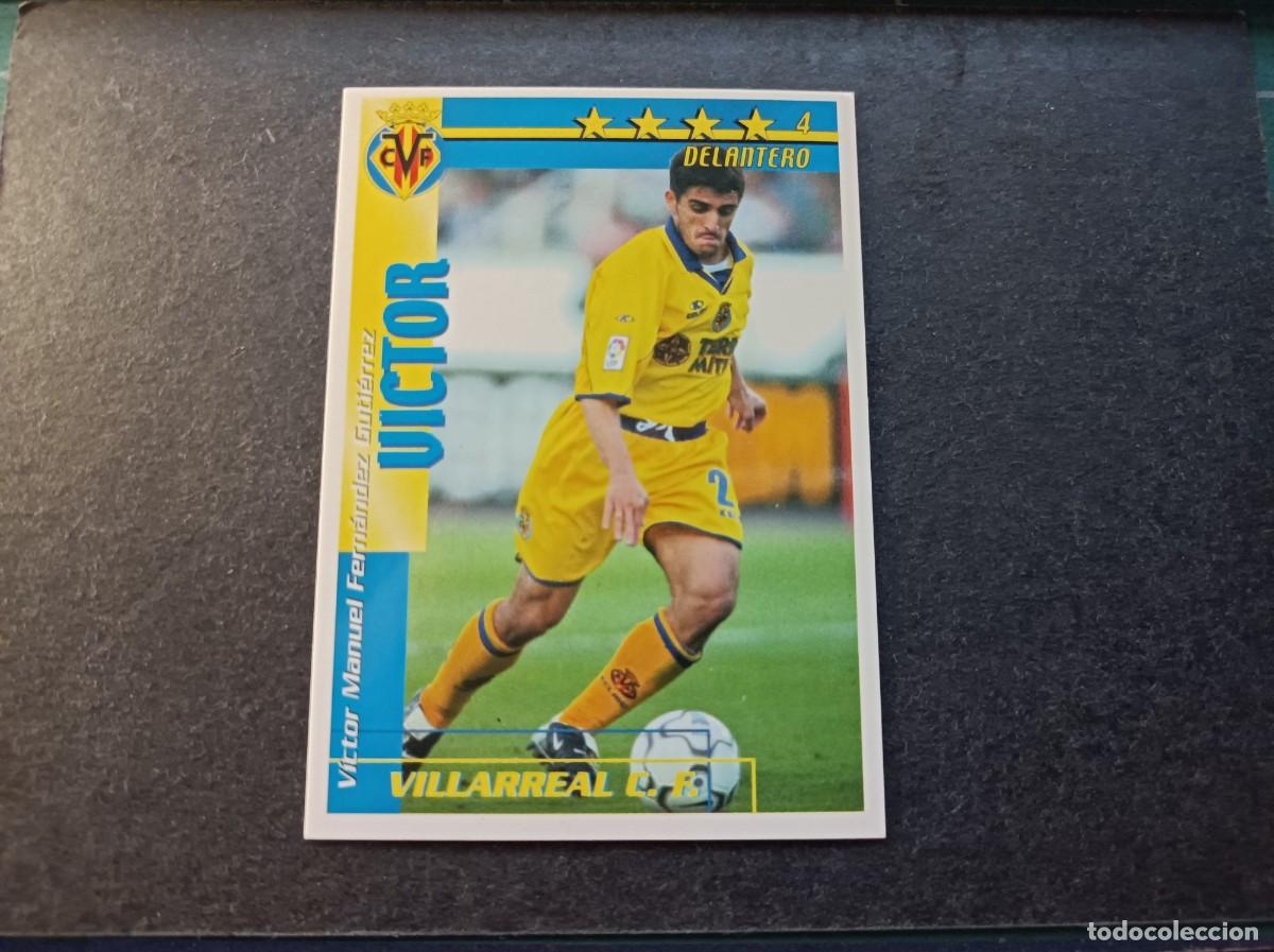 Cromos de F&uacute;tbol: V&iacute;ctor. Villarreal C.F.. Liga 2002-2003. Futbol Match Total. Magic Box Int.