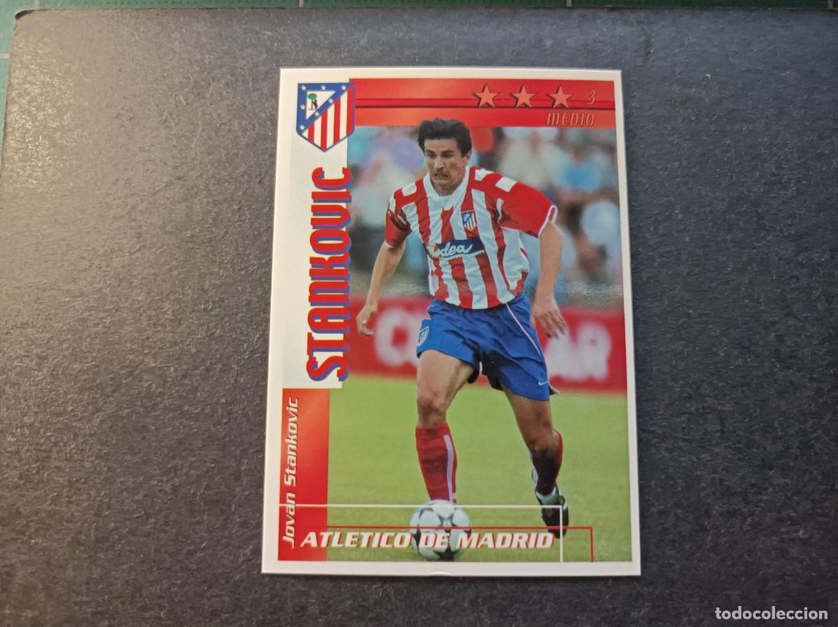 Fu&szlig;ball-Sticker: Stankovic. Atl&eacute;tico de Madrid. Liga 2002-2003. Futbol Match Total. Magic Box Int.