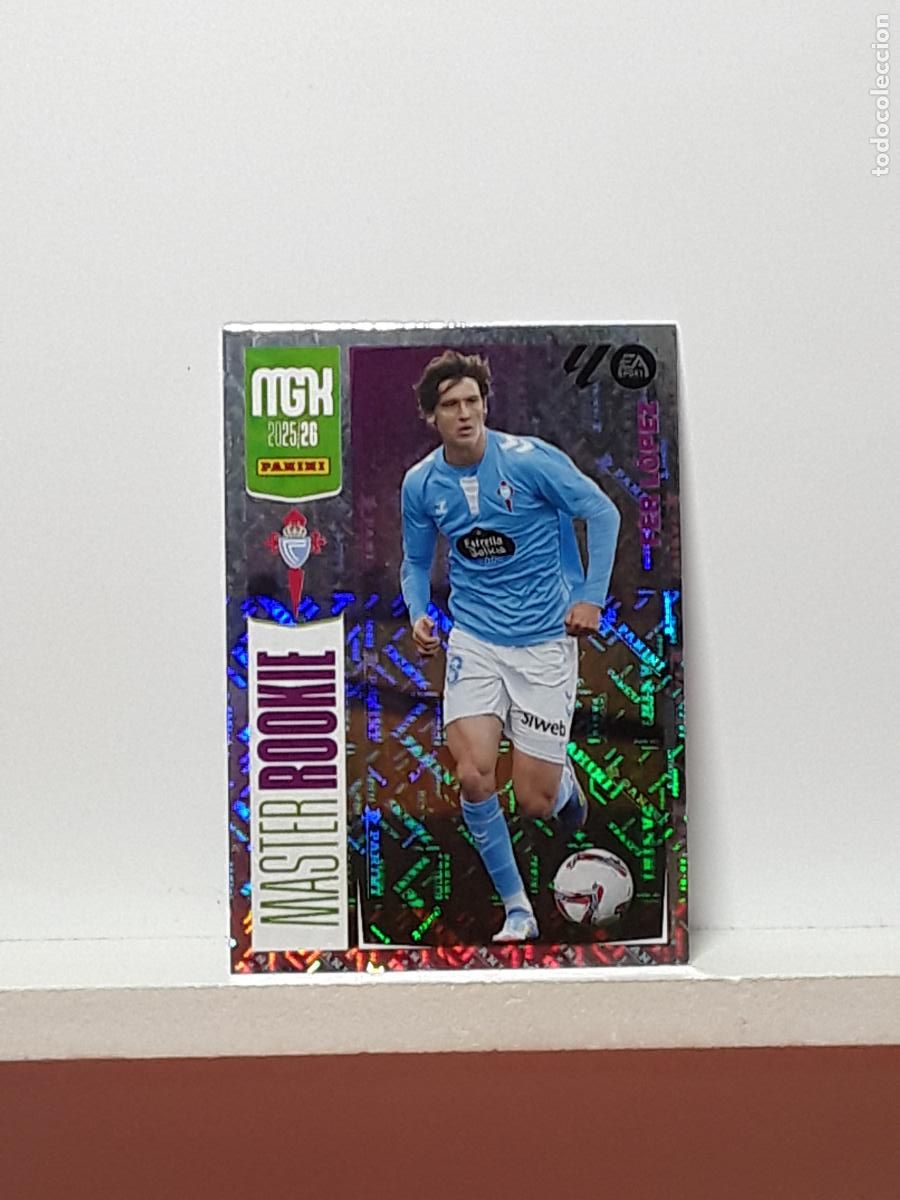 Cartes &agrave; collectionner de Football: MEGACRACKS 2025 2026 MGK 25 26 ALBUM PANINI LIGA N 411 CELTA MASTER ROOKIE FER LOPEZ