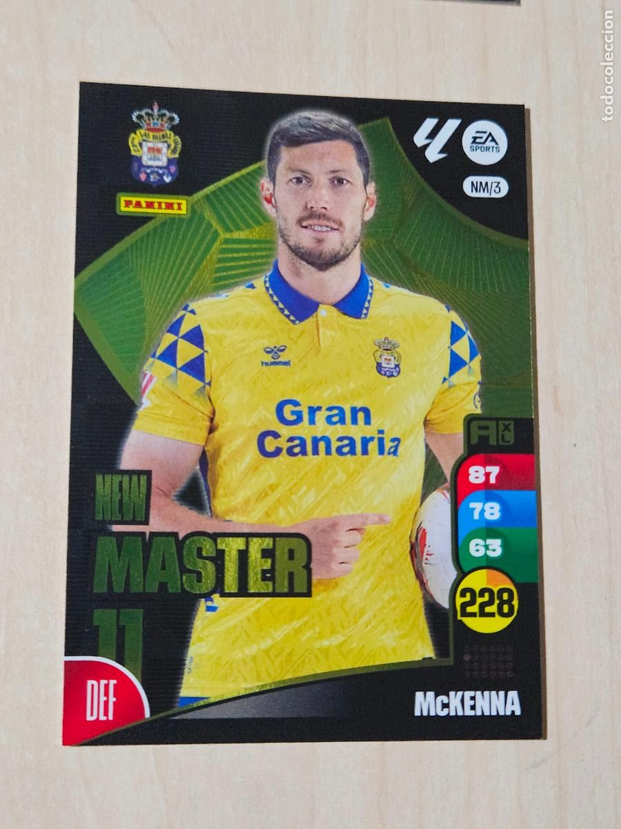 Football Stickers: FICHA MCKENNA - NEW MASTER 3 - ADRENALYN 23 24 - PANINI 2023 - 24 - CROMO -
