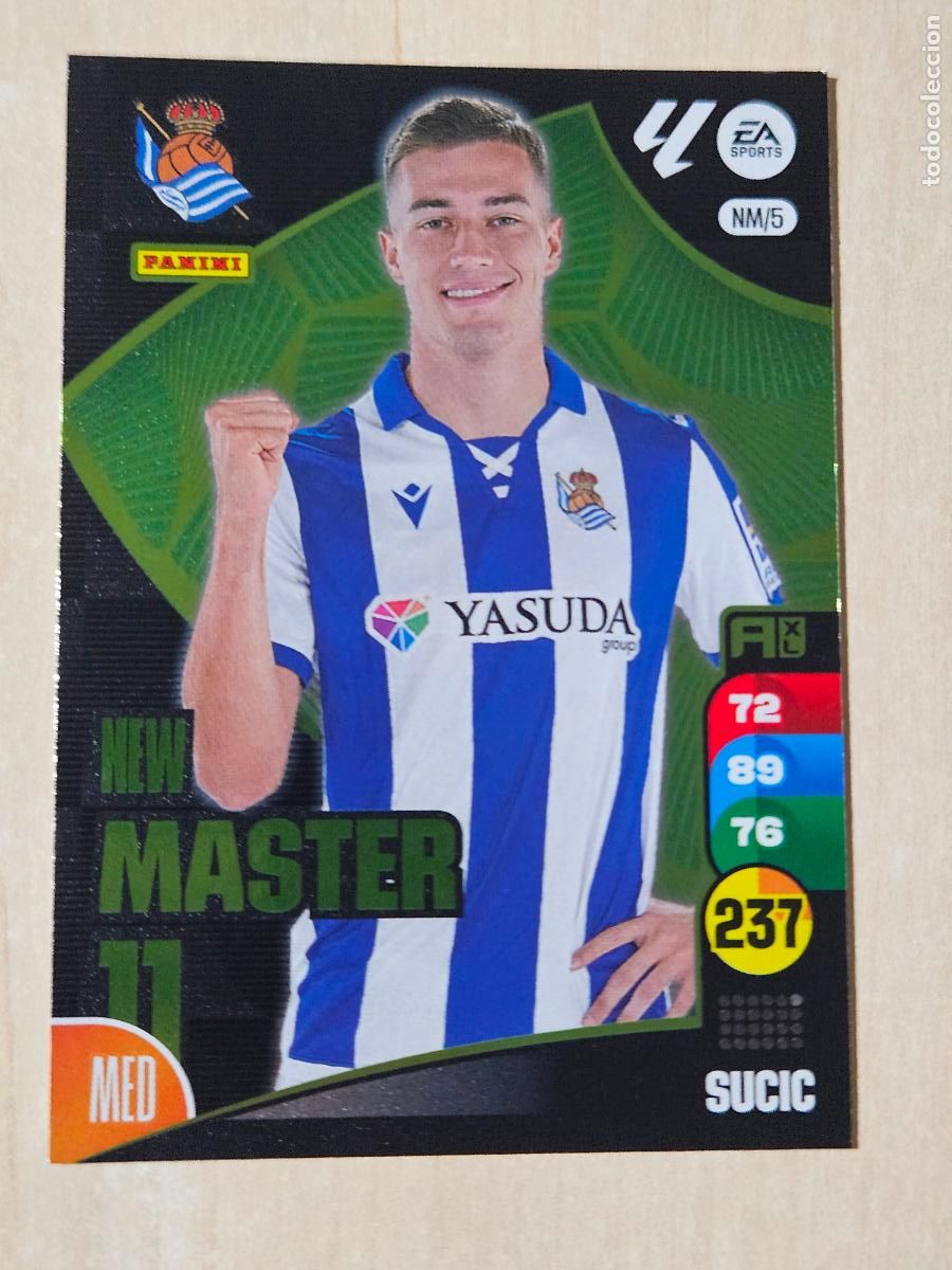 Football Stickers: FICHA SUCIC - NEW MASTER 5 - ADRENALYN 23 24 - PANINI 2023 - 24 - CROMO -