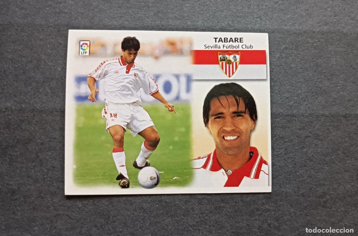 Cromos de Futebol: Liga 1999-2000. Colecciones Este. Tabare. Sevilla Futbol Club. Nunca pegado.