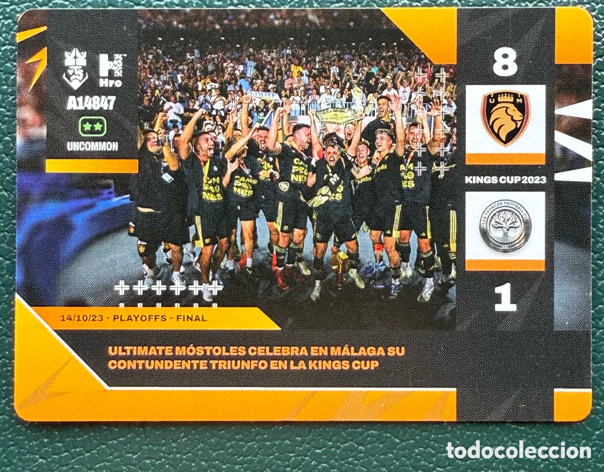 Fu&szlig;ball-Sticker: A14847 CELEBRACION ULTIMATE MOSTOLES MOMENTOS CLAVE FICHA ALBUM KINGS LEAGUE INFOJOBS 2024 KOLEX