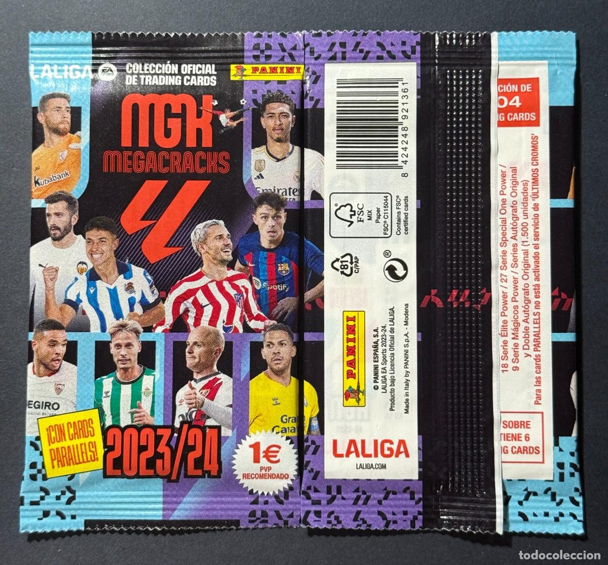 Cromos de f&uacute;tbol: SOBRE DE CROMOS SIN ABRIR LA LIGA 2023 2024 23 24 MEGACRACKS MGK PANINI