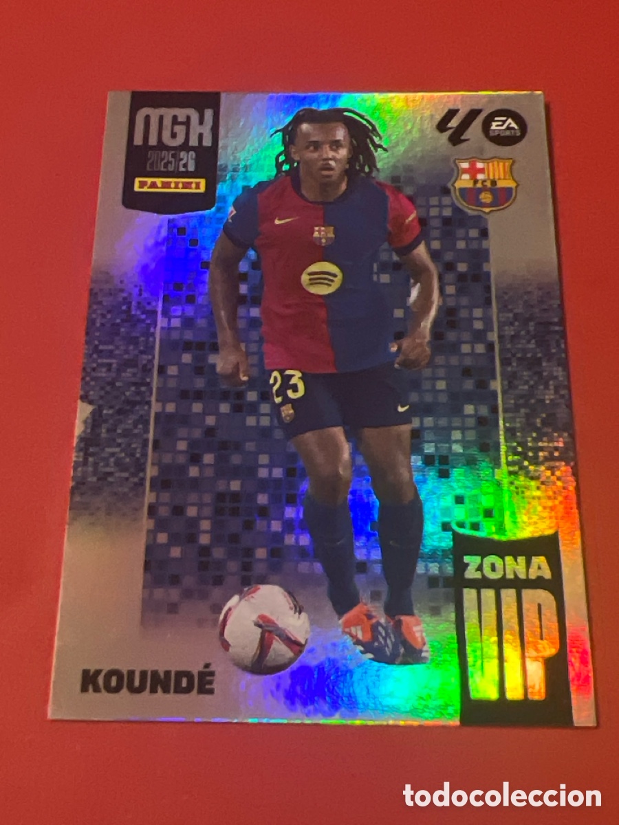 Cromos de Futebol: C4845. N&ordm; 399 KOUNDE BARCELONA ZONA VIP MGK MEGACRACKS 25 26 2025 2026