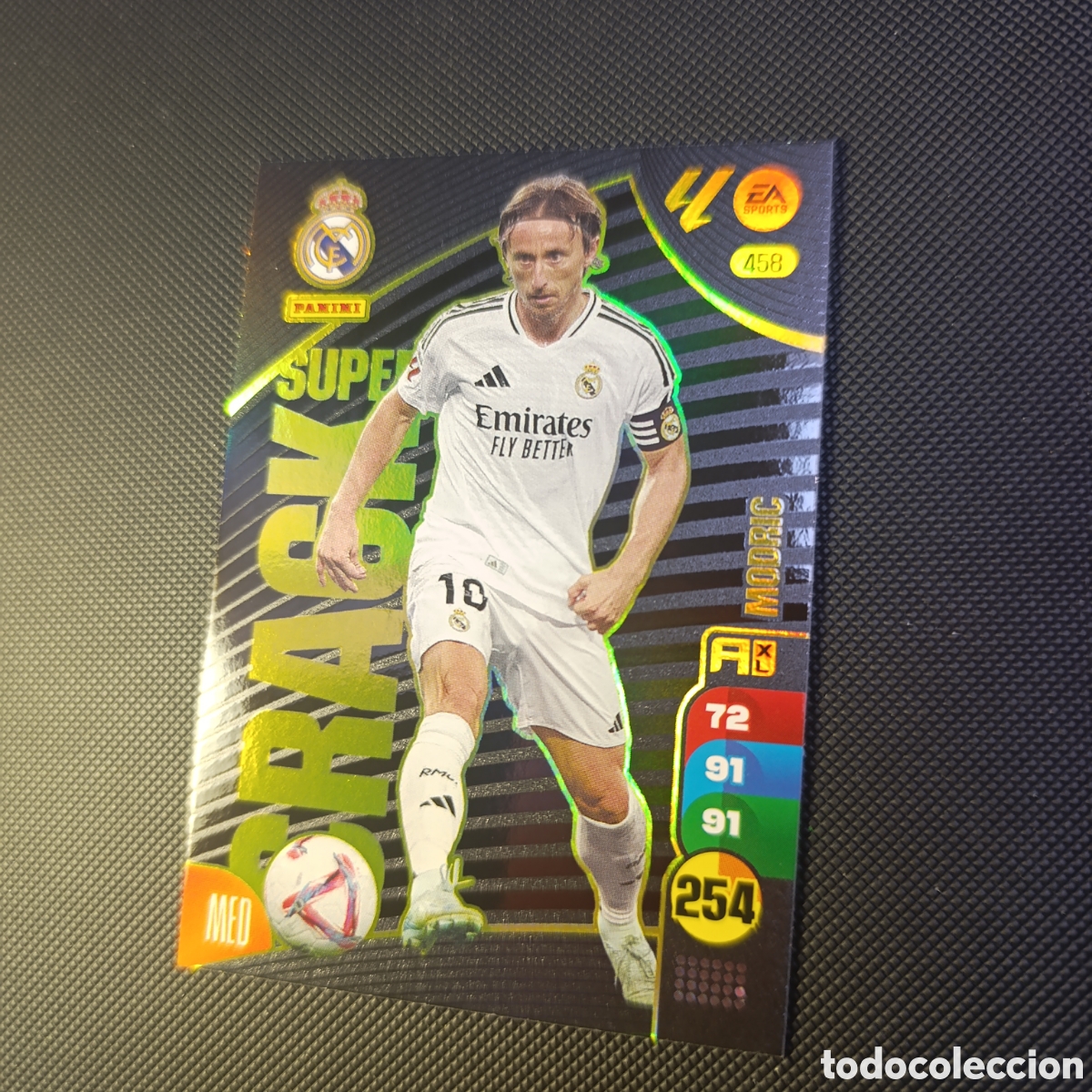 Cromos de F&uacute;tbol: Carta Modric Super crack Real Madrid