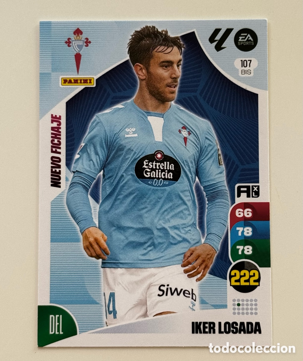 Figurine di Calcio: ADRENALYN XL 2024-2025 24 25 PANINI &ndash; F&Uacute;TBOL CELTA N&ordm; 107 Bis Iker Losada
