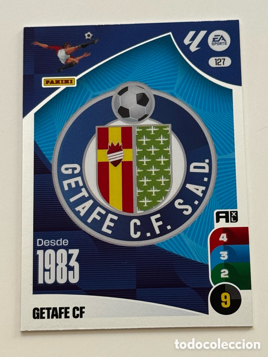 Cromos de Futebol: ADRENALYN XL 2024-2025 24 25 PANINI &ndash; F&Uacute;TBOL GETAFE N&ordm; 127 Escudo