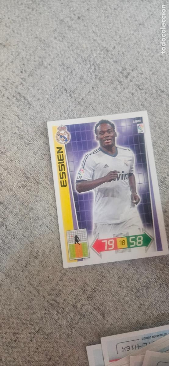 Cromos de Futebol: 180 essien real madrid adrenalyn 2012 2013 13 12 trading card