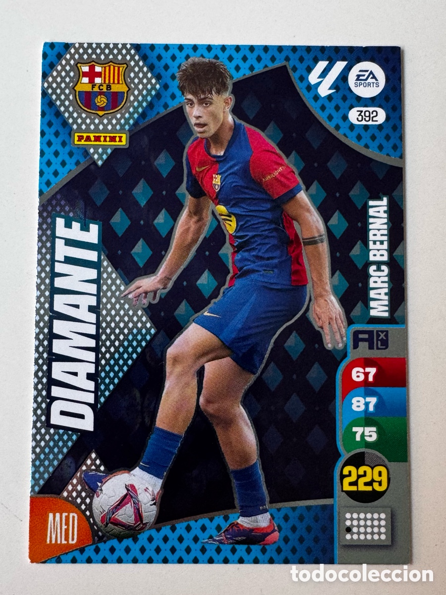 Figurine di Calcio: ADRENALYN XL 2024-2025 24 25 &ndash; DIAMANTE N&ordm; 392 MARC BERNAL FC BARCELONA