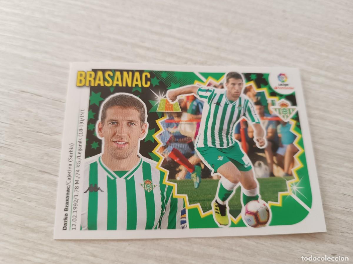 Cromos de f&uacute;tbol: BRASANAC NUNCA PEGADO LIGA ESTE 2018 2019 18 19