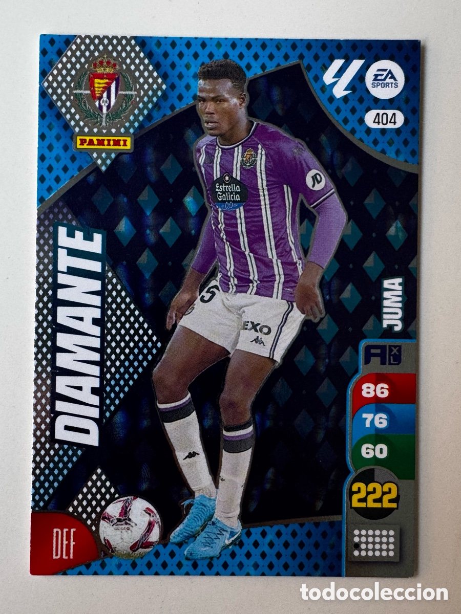 Figurine di Calcio: ADRENALYN XL 2024-2025 24-25 &ndash; DIAMANTE N&ordm; 404 JUMA VALLADOLID