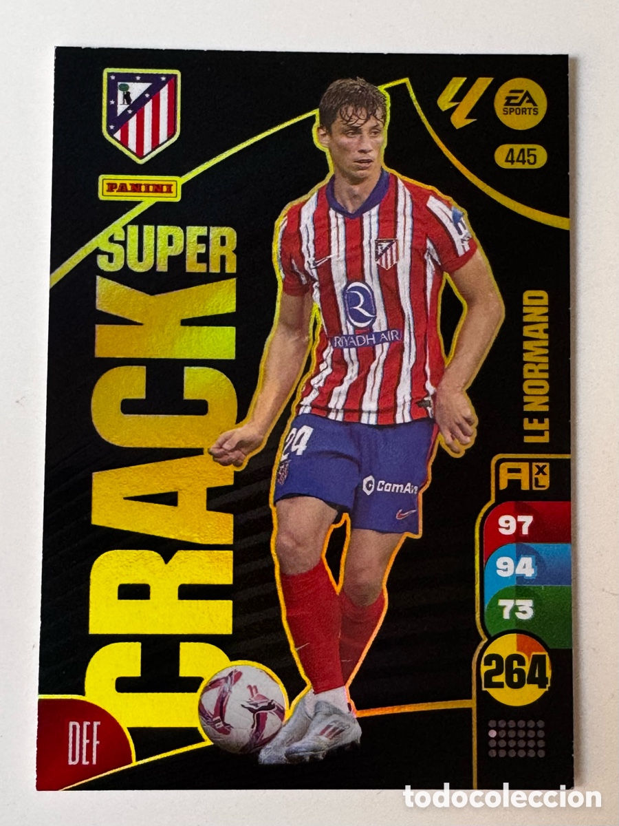 Cromos de Futebol: ADRENALYN XL 2024-2025 24 25 &ndash; SUPER CRACK N&ordm; 445 LE NORMAND ATL&Eacute;TICO DE MADRID