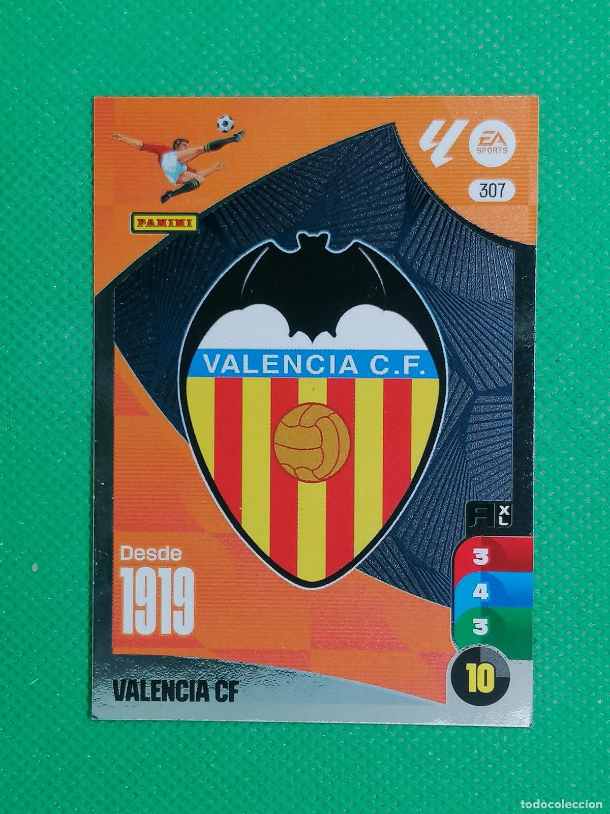 Figurine di Calcio: 307 ESCUDO VALENCIA ⚽ PANINI LIGA ADRENALYN XL 2024 2025 24 25 ⚽