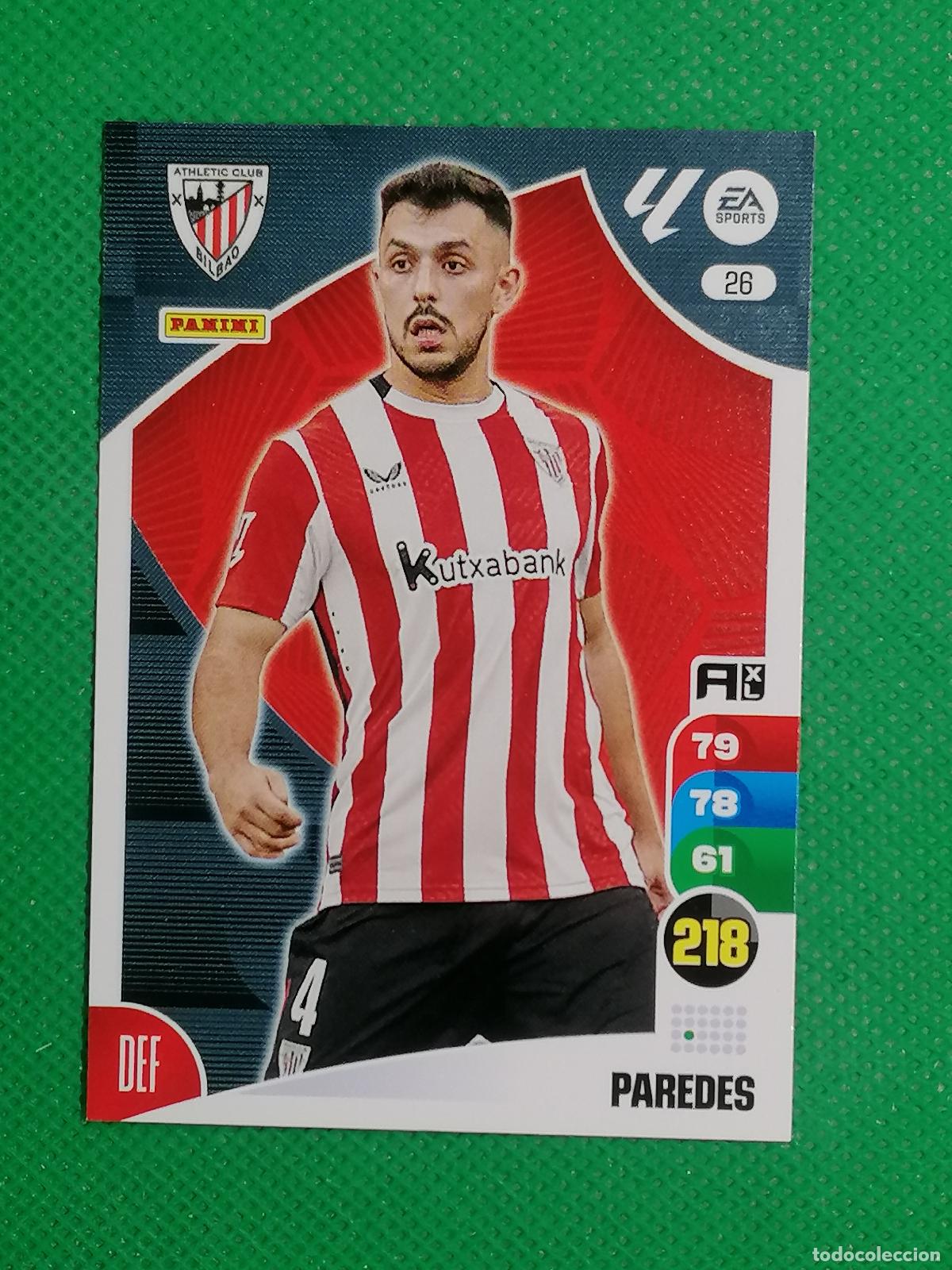 Cartes &agrave; collectionner de Football: 26 PAREDES ATHLETIC BILBAO ⚽ PANINI LIGA ADRENALYN XL 2024 2025 24 25 ⚽