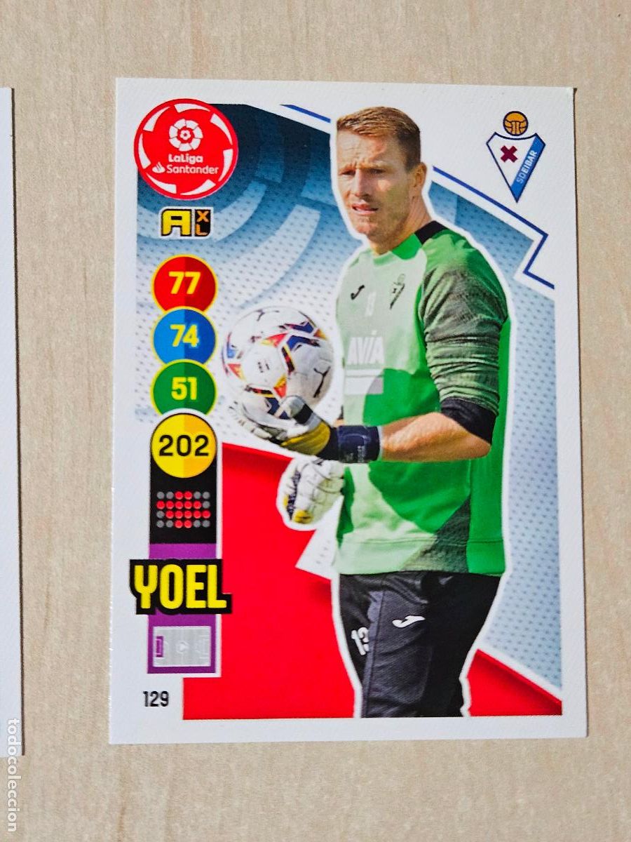 Fu&szlig;ball-Sticker: FICHA N&ordm; 129 YOEL - ADRENALYN 20 21 - PANINI 2020 - 21 - CROMO - EIBAR