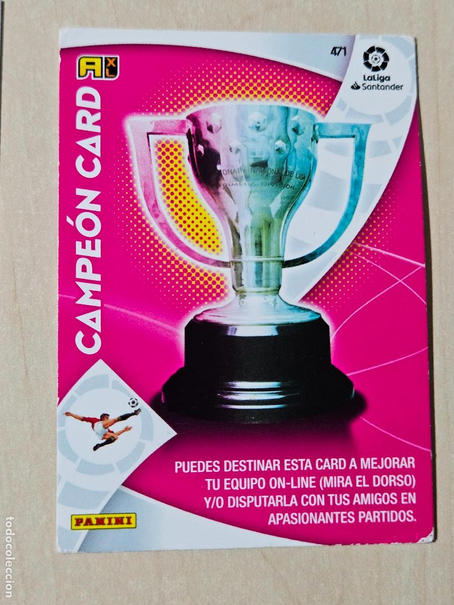 Cartes &agrave; collectionner de Football: FICHA N&ordm; 459 CAMPEON CARD- ADRENALYN 21 22 - PANINI 2021 - 22 - CROMO -