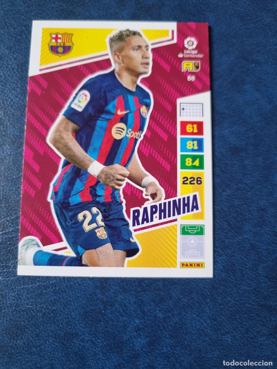 Figurine di Calcio: CARTAS FUTBOL PANINI ADRENALYN 2022/23 NUEVAS // F.C. BARCELONA // RAPHINHA