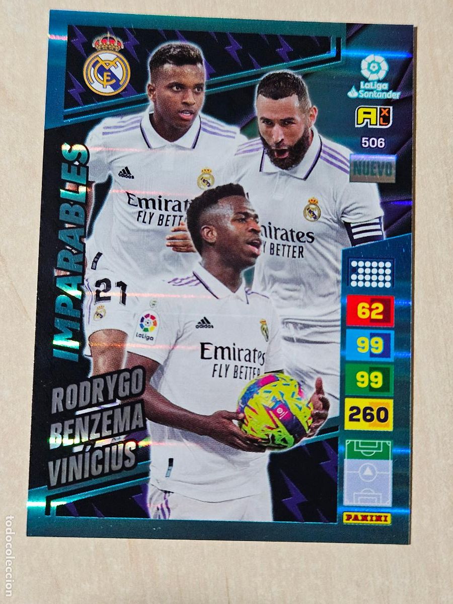 Cromos de F&uacute;tbol: FICHA N&ordm; 506 REAL MADRID - ADRENALYN 22 23 - PANINI 2022 - 23 - CROMO - NUEVO IMPARABLES