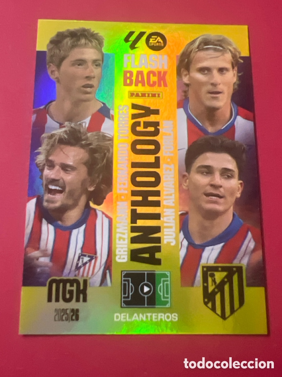 Football Stickers: A1058. ANTHOLOGY TORRES FORLAN GRIEZMANN JULIAN ALVAREZ 434 MGK MEGACRACKS 2025 2026 25 26 PANINI