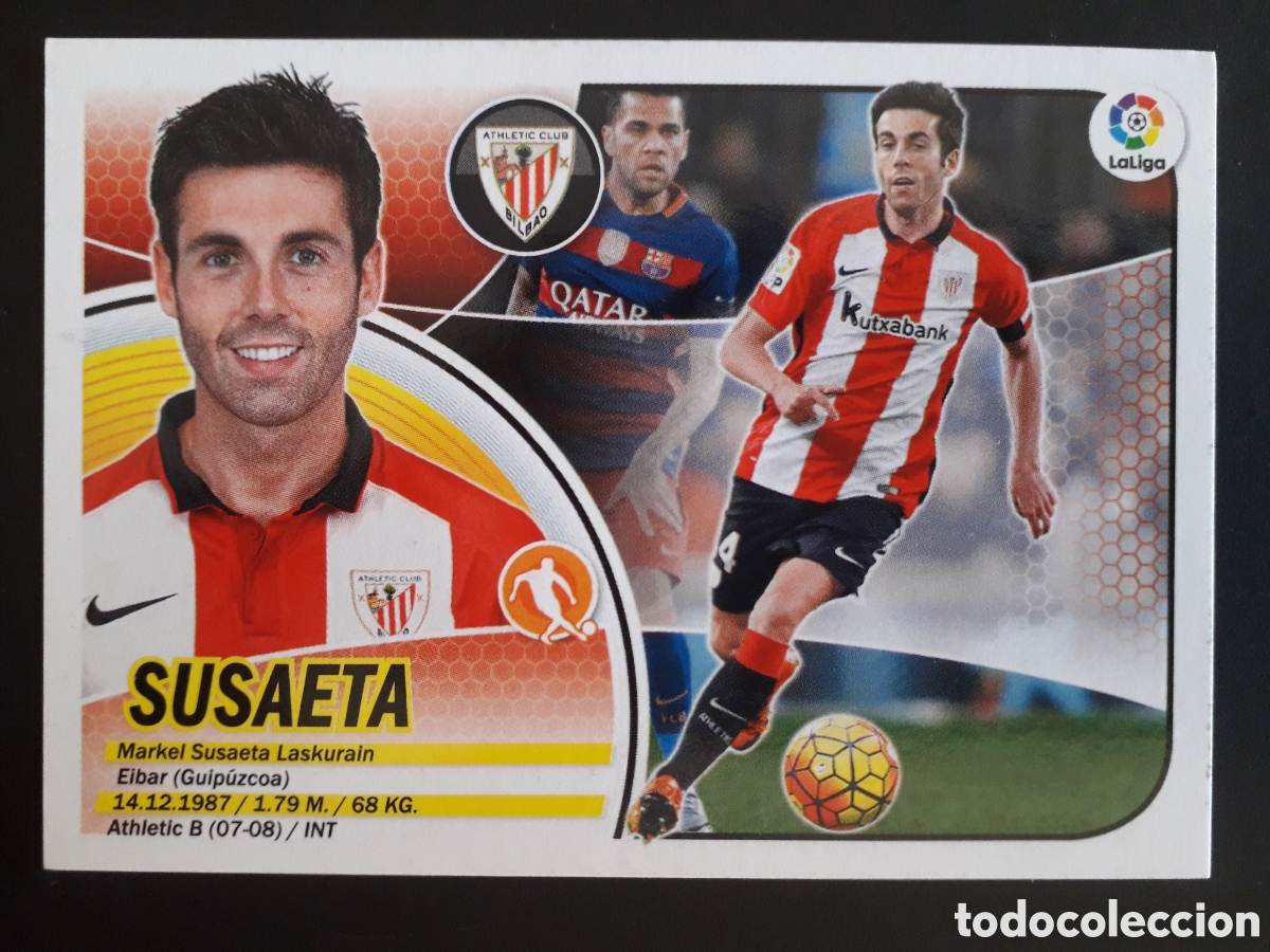 Cromos de F&uacute;tbol: SUSAETA ATHLETIC DE BILBAO LOGO LALIGA N&deg; 12 ED ESTE 2016 2017 16 17 SIN PEGAR PEDIDO M&Iacute;NIMO 3&euro;